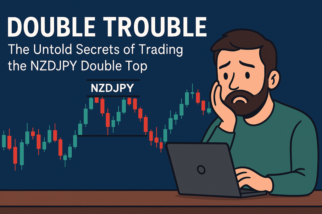Double top trading setup for NZDJPY