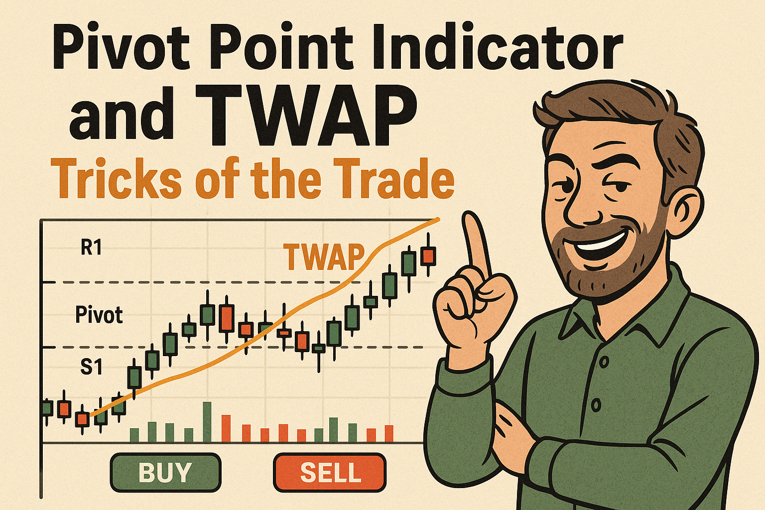 TWAP pivot trading technique