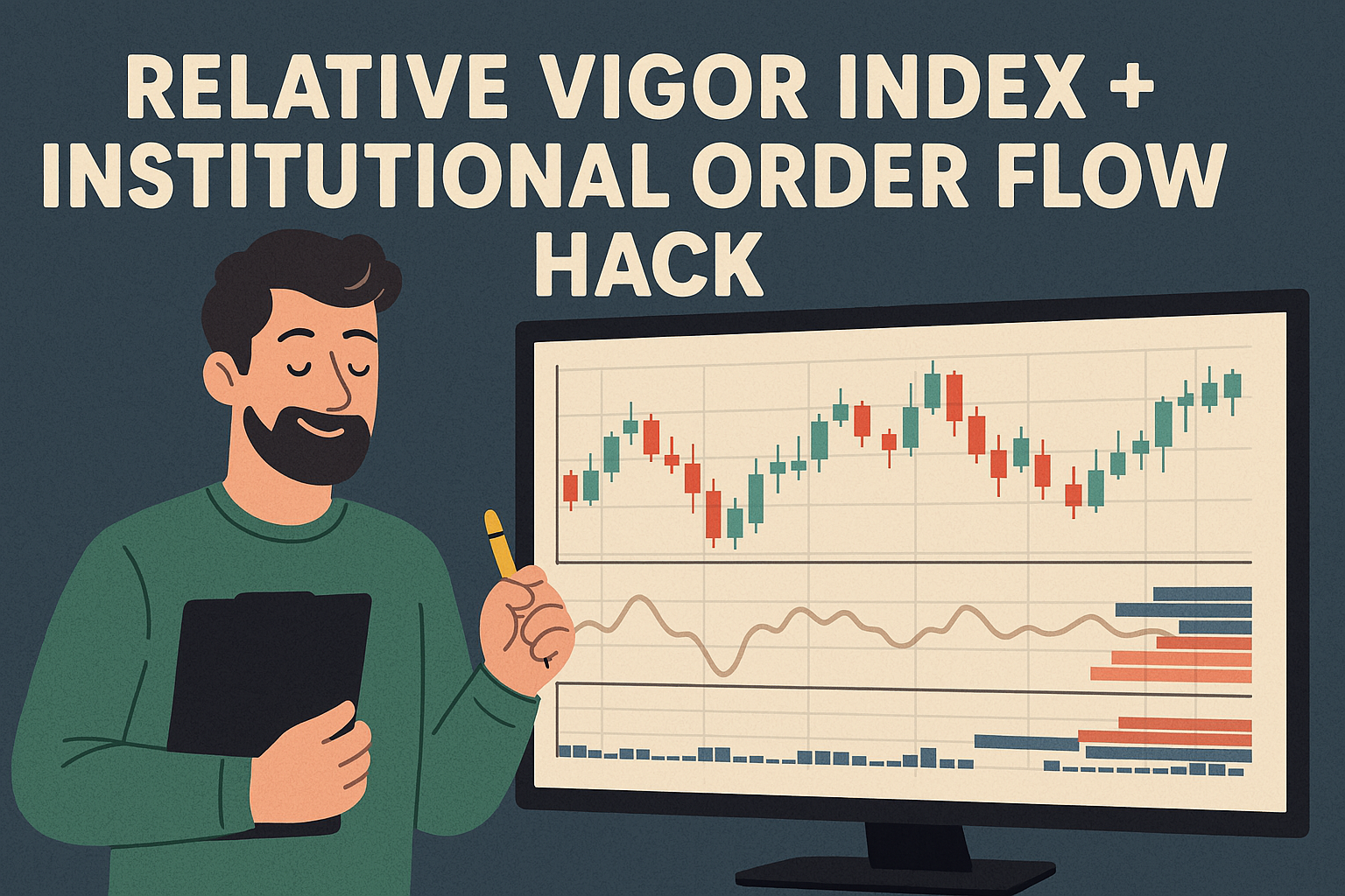 RVI institutional order flow trading technique
