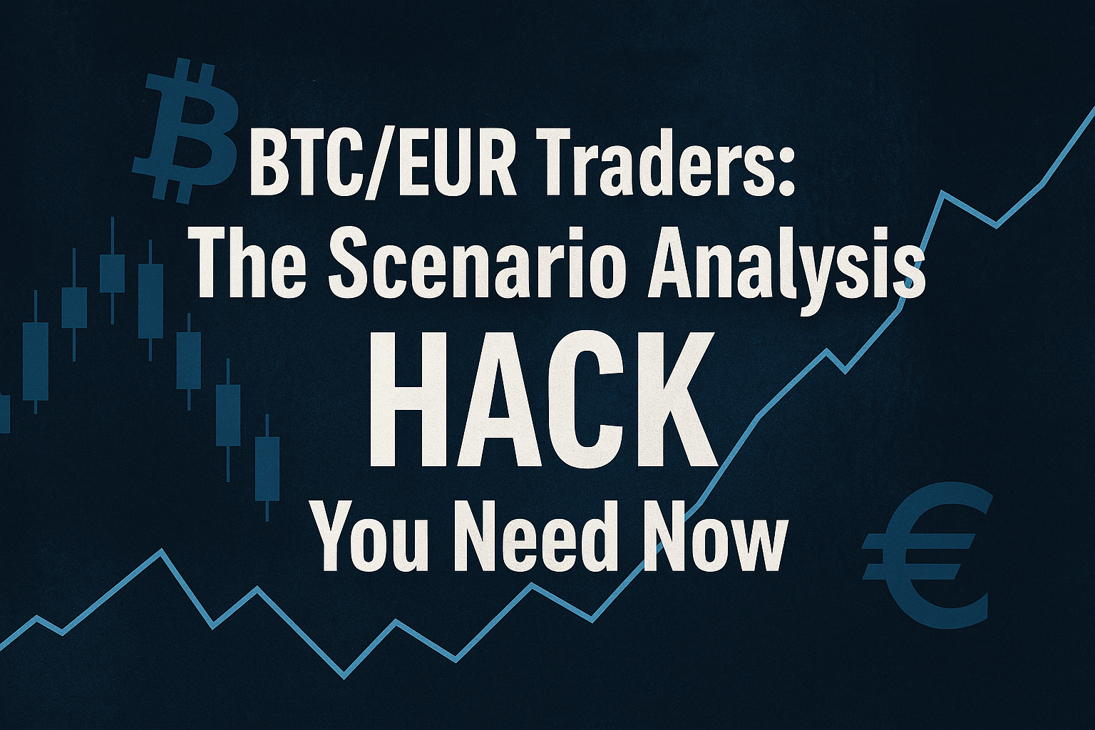 BTC/EUR trading with scenario planning