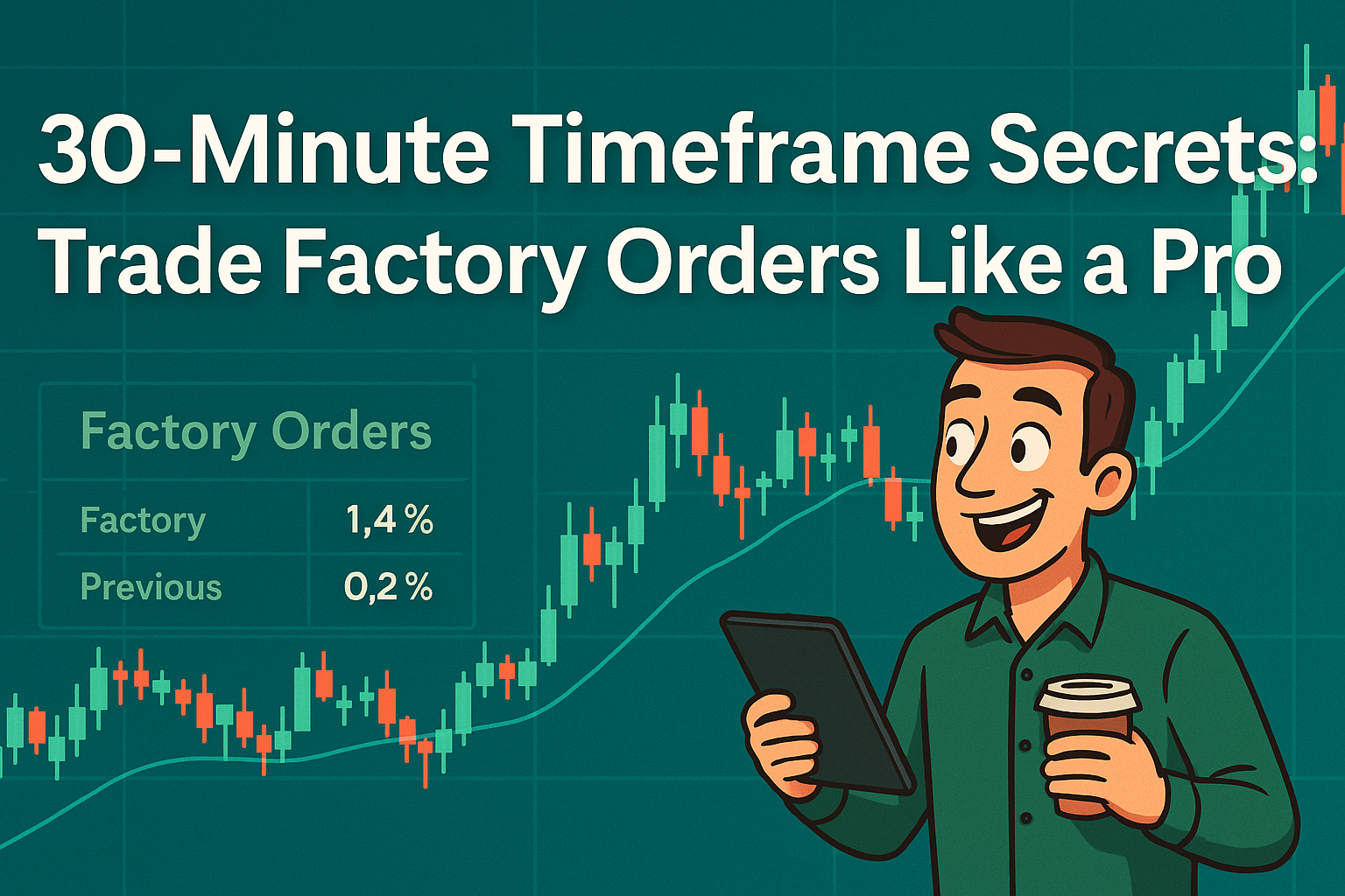 30-minute chart strategy for factory order news