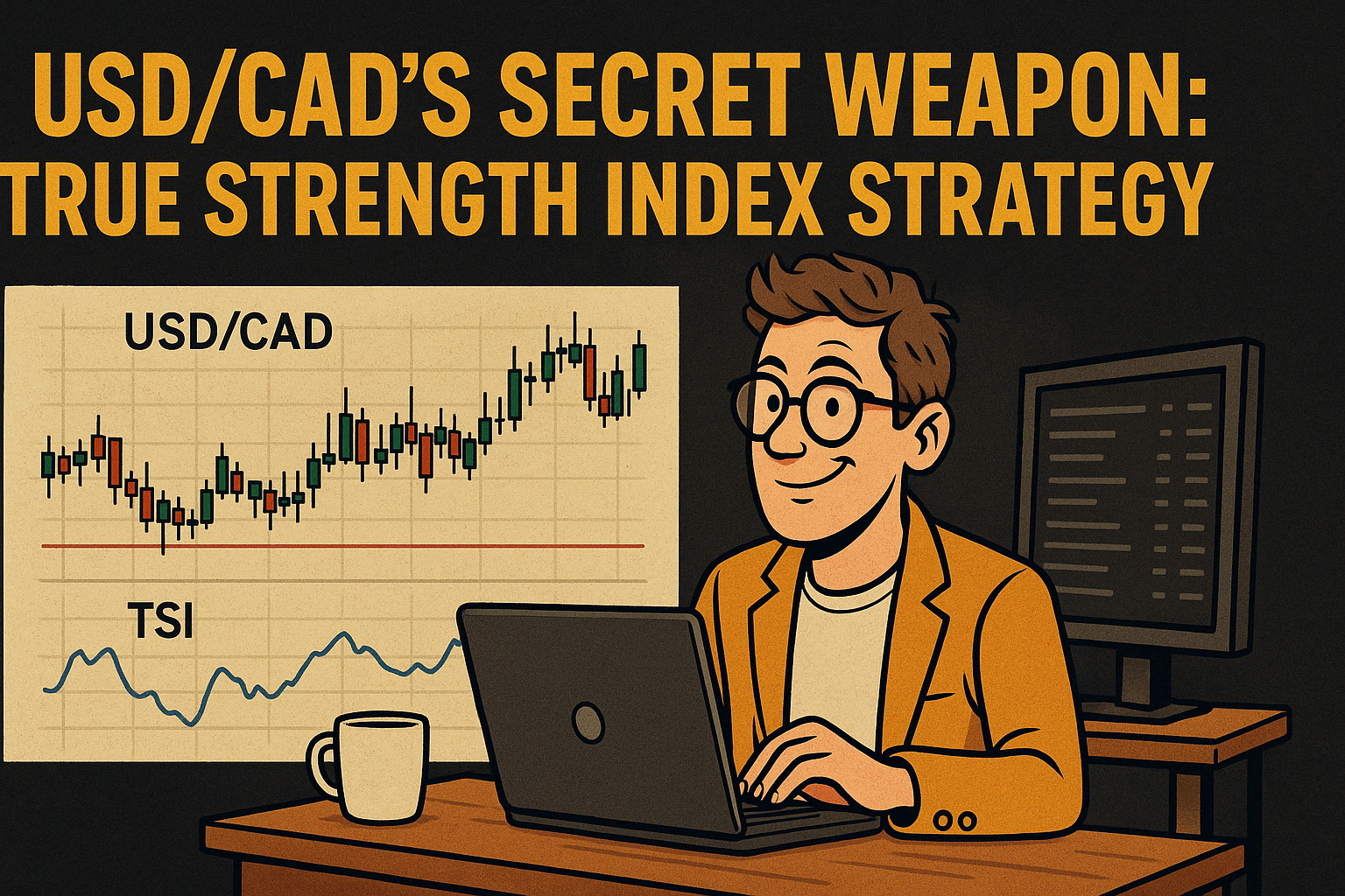 TSI trading technique with USD/CAD
