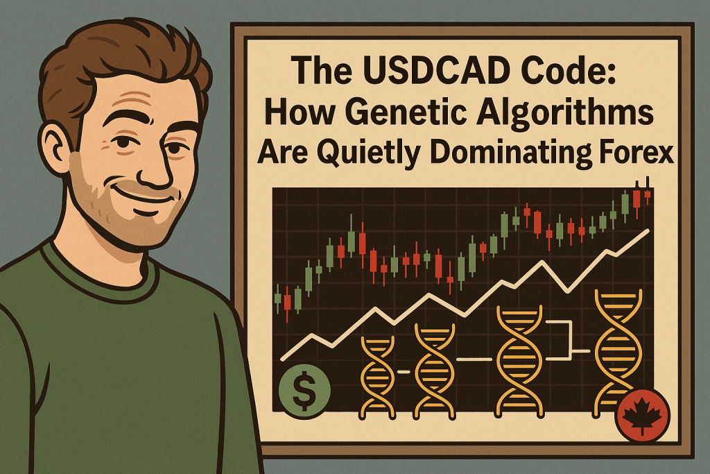 Genetic trading techniques for US dollar Canadian dollar