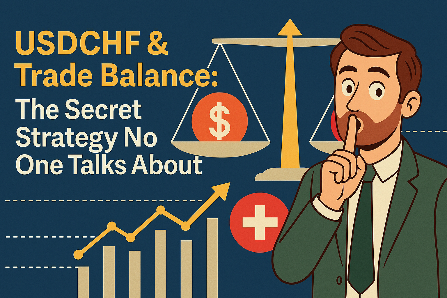 Trade balance effect on USDCHF