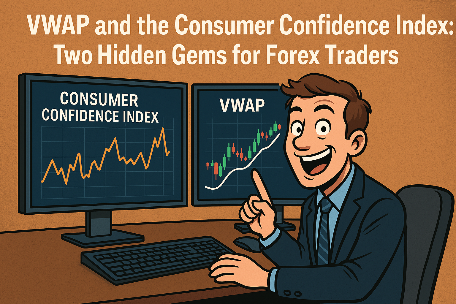 VWAP trading technique with sentiment indicators