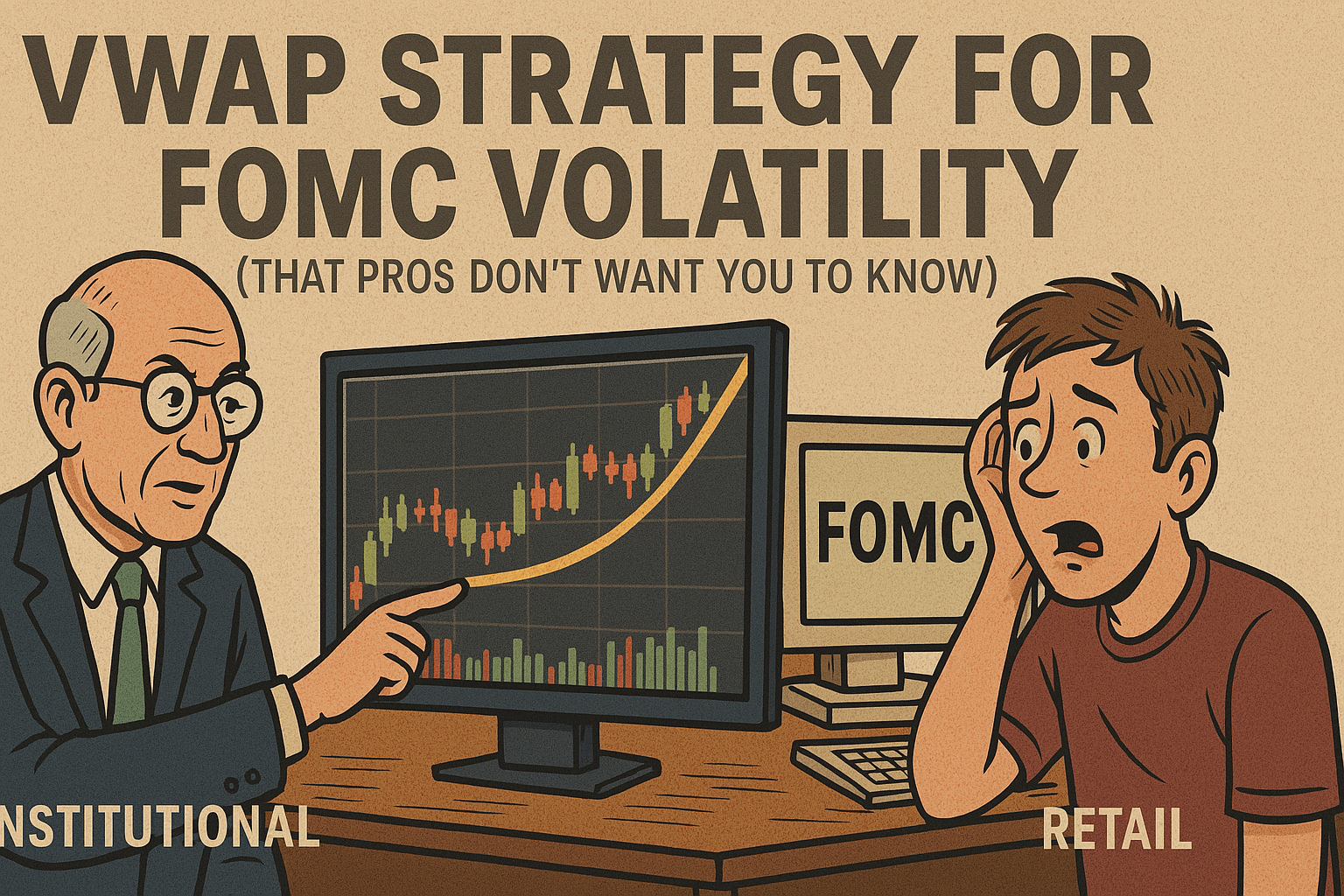 Volume weighted average price FOMC setup