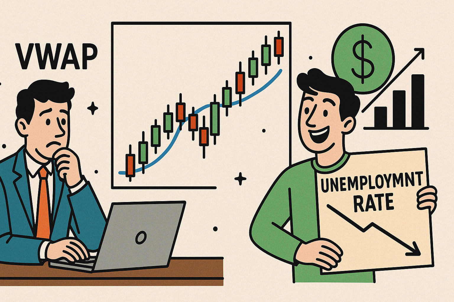 VWAP forex technique with unemployment data